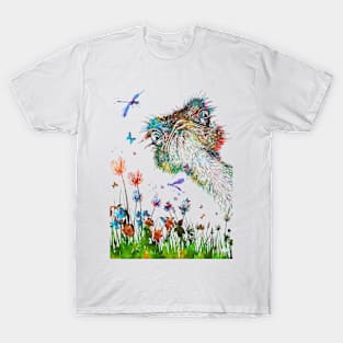 Ostrich peeking T-Shirt